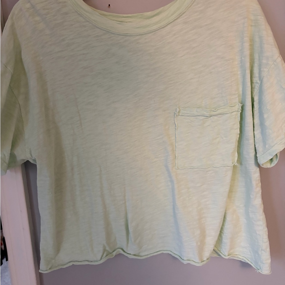 Light Mint Green Pocket Tee